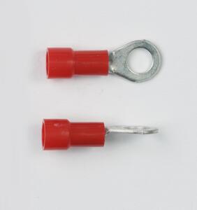 VINYL RING TERMINAL 22-18 - STUD SIZE - #6